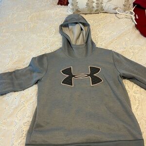 Under armor light grey hoodie